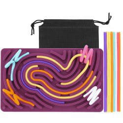 🌈 ddLUCK Sensorik Activity Board | Silikon Sensory Fidget Spielzeug 🧩