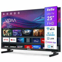 📺 TuTu Smart TV 25 Zoll (64 cm) Full HD VIDAA Fernseher 🛒