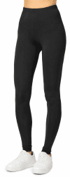 Angebot: Damen Lange Leggings aus Viskose MS10-143 L Schwarz 🌟👖