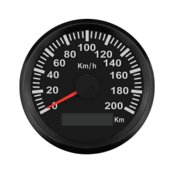 ELING KM GPS Tacho Kilometerzähler 200 km/h für Auto Marine Truck 🚗⛵🚚