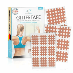 Gittertape Cross Tape - Größe Typ Mix 134 Stück 🌟 Akupressur Pflaster