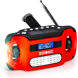 Duronic Apex Radio AM/FM | Mit Radiowecker und Taschenlampe ⚡️📻