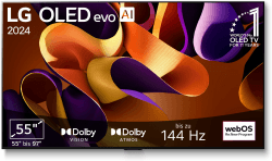 📺 LG OLED55G48LW TV 55" (139 cm) OLED evo Fernseher (α11 4K AI-Prozessor, webOS 24, Dolby Vision, bis zu 120Hz) [Modelljahr 2024] - Deal des Tages!