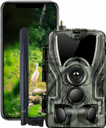 Denver WCL-8040 Wildkamera mit Handyübertragung App 📸🌙🦌 - 30 MP Wildtierkamera mit Nachtsicht Bewegungsmelder