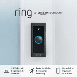 🚪🔔 Ring Videotürklingel Kabel (Video Doorbell Wired) | Türklingel mit Kamera, 1080p-HD-Video, Nachtsicht