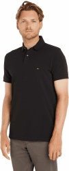 👕 Tommy Hilfiger Herren Poloshirt Kurzarm 1985 Regular Fit XL Schwarz (Black) - Angebot!