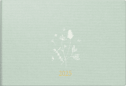 🌸📆 Taschenkalender Mod. Septimus 2025 „Wild Flowers“ | A6 quer, Textil