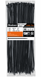 🔖 Super Angebot: 100 Stück Schwarze Kabelbinder 300mm × 3,6mm