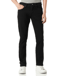 👖 TOM TAILOR Denim Herren Piers Slim Jeans 30W / 32L 10240 - Black Denim Angebot!