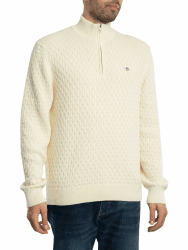 🔥 GANT Herren Textured Cotton Half Zip Pullover 🔥