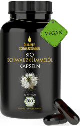 Premium BIO Schwarzkümmelöl Kapseln - 240 Stück 🌿🌞 100% kaltgepresst & ungefiltert