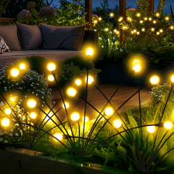 PATIOPIA 6 Stück Glühwürmchen Solarleuchten 🌟 wasserdicht und energiesparend 🌿