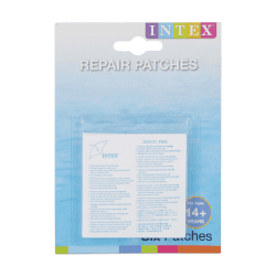 🔧🩹 Intex 59631NP - Reparaturflicken, 6 Stück, Vinyl, 7x7 cm 🩹🔧