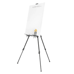 🎨 Walimex pro Staffelei XL 60-180cm, Aluminium 🖌️ Ideal als Atelierstaffelei, Tischstaffelei & Feldstaffelei