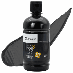 Artecho Acrylfarbe Schwarz 500 ml 🎨🖌️