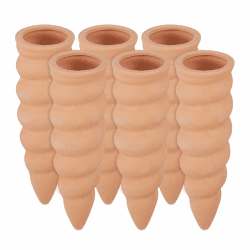 🌱 Entspannen Sie mit dem Relaxdays Tonkegel Bewässerung 6er Set! 🌿