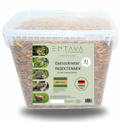 🦗🌿 ENTAVA 3l Nachhaltiger Insektenmix Getrocknet - Premium-Qualität!