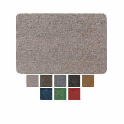 ANRO Fußmatte Schmutzfangmatte waschbar wasserdicht robust Schmutzfänger für Eingang, Haustür, Flur, Küche, Schlafzimmer Poet Größe 40x60cm Carpet Hellbraun