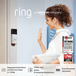 Ring Akku-Videotürklingel Plus 🚪🔋 | 1536p HD-Aufnahme | Selbstinstallation (5 Min) | Schnellwechsel-Akkupack
