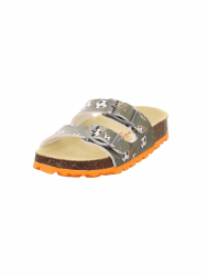 👦👟 Jungen Fussbettpantoffel Pantoffeln 32 EU Grün Orange 7070 - Nur 29.95€!