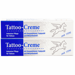 Pegasus Pro Tattoo-Creme 2er-Set 🌟 Tägliche Pflege & Aftercare 🌿 Feuchtigkeitsspendend mit Cajeputöl, je 25ml