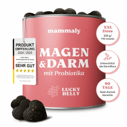 🐶 9-in-1 Probiotika-Komplex für Deinen Hund - Lucky Belly 110 Snacks (325g) 🐾