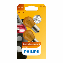 Philips Automotive Lighting Phillips Vision PY 21W 12V Standard-Signal- und -Innenbeleuchtung, 2-er Packung 🚗💡