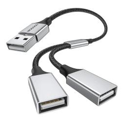 🔌🖱️ MOGOOD USB Splitter Kabel USB Y Splitter Adapter Dual USB 2.0 Netzkabelerweiterung