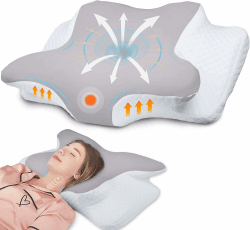 🔥 HotHands Memory Foam Kissen 🦋 Ergonomisches Orthopädisches Kissen 62x41x13/11cm