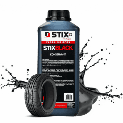 🔥 Angebot: Stix Black Reifenfarbe 1L - Autoreifenlack für langanhaltende Schwarztöne