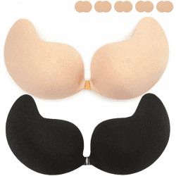 Trägerloser Klebe BH Push Up 🌟 Rückenfrei & Wiederverwendbar