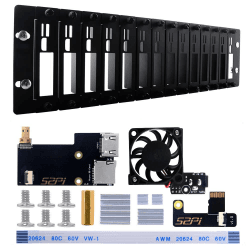 🔥 GeeekPi 3U Rack Kit für Raspberry Pi 4B - 19" 3U Rackmount 🚀