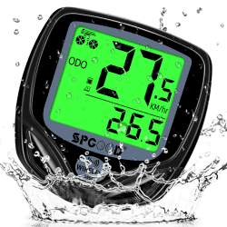 🚴‍♂️ Fahrradcomputer Kabellos, 19 Funktionen, IP54 wasserdicht mit Hintergrundbeleuchtetem Display