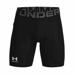 Under Armour Herren HeatGear Rüstung Trainingsshorts Schwarz / Weiß