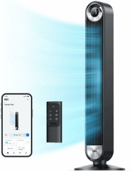 🌀 Dreo Smart Leiser Turmventilator mit Kühlung, 106cm WiFi Alexa Tower Fan 🌬️