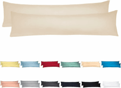 Luxuriöser Kissenbezug für Seitenschläferkissen 40 x 145 (2er Set) 😴🌟