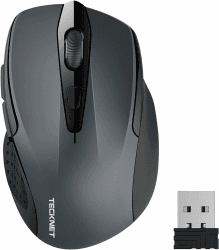 TECKNET Kabellose Maus: Pro 2.4G 2600 DPI Funkmaus mit 6 Tasten 🖱️