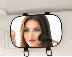 🌞 KEWAYO Kosmetikspiegel Sonnenblende - 6.7 Zoll Shading Mirror 🚗