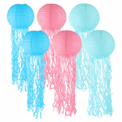 8 Stück 30CM Quallenlaterne Papier Laterne - Partydekorationen 🎉🌊