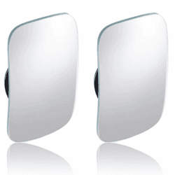 🚗🔍 2 Stück Toter Winkel Spiegel Auto Blind Spot Spiegel | 360° drehbarer verstellbarer HD-Glas-Spiegel