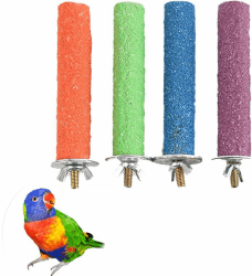 [Jushion] 4Stk Sitzstangen für Papageien & Vögel 🦜🐦