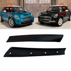 Artudatech Frontscheiben-Zierleiste Windschutzsäule für Mini Cooper