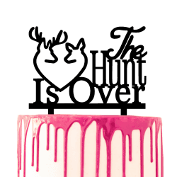 CARISPIBET Hochzeitstortenaufsatz 'The Hunt is Over' 🦌🎂