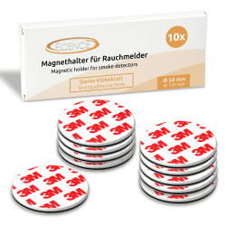 🔥🚨 Mega Deal: Rauchmelder Magnethalter 10 Stück ohne Bohren & Schrauben 🚨🔥