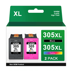 🌟 305 XL Patronen Ersatz für HP Drucker - 2er-Pack 🌈