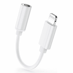 Kopfhörer Adapter für iPhone auf 3.5 mm 🎧 MFi zertifiziert iPhone Aux Adapter Audio Headset Adapter Konverter Kabel Dongle kompatibel für iPhone 14 13 12 11 Pro Max XS XR 8 7