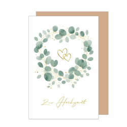 Premium Glückwunschkarte zur Hochzeit 💍💌