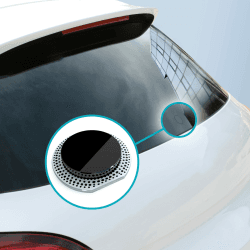 BIJON Heckwischer Stopfen für VW Golf - ECHT-Glas, Scheibenwischer Abdeckung 🇩🇪 Car Tuning Zubehör