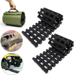 🚗 Jolitac 2 Stück Traktionshilfe Anfahrhilfe Anfahrtshilfe Set Sandmatte Tracking Mat 🌨️