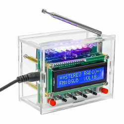 FM Radio Kit DIY Elektronik Lötbausatz Mit LCD Display 87-108 MHz 📻🔧